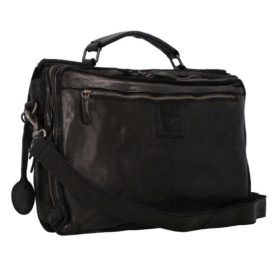 Harbour 2nd Ashton Boodschapper Leer 25 cm Laptop compartiment