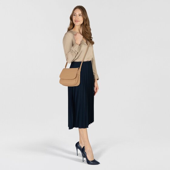 Lacoste City Court Schoudertas Leer 22 cm