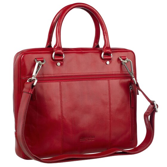 Leonhard Heyden Cambridge aktetas Leer 37 cm Laptopcompartiment