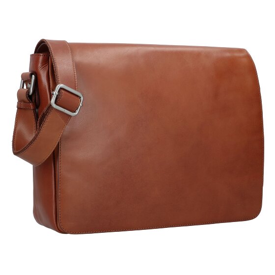 Leonhard Heyden Cambridge Messenger Leder 38 cm Laptopcompartiment
