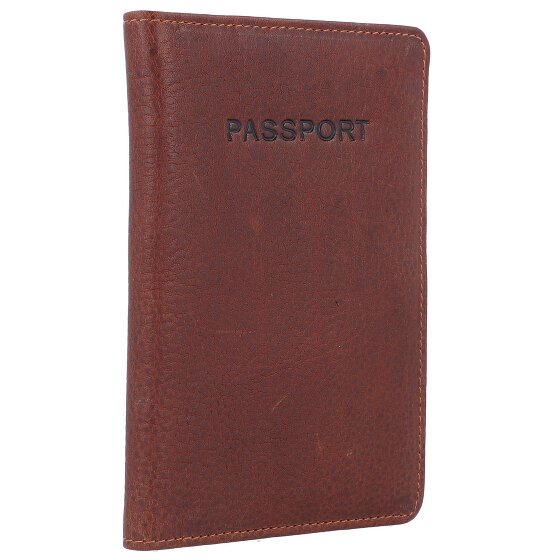 Burkely Antiek Avery Paspoortetui RFID Leer 10 cm