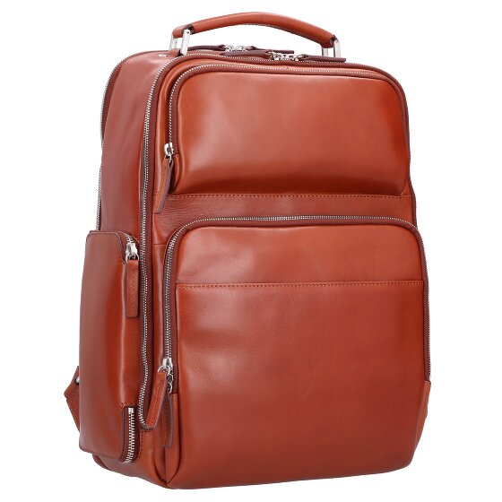 Leonhard Heyden Cambridge Rugzak Leer 42 cm Laptopvak