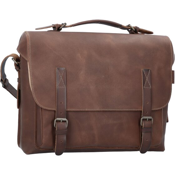 aunts & uncles The Workmates Big Fella Briefcase Leer 39 cm Laptopcompartiment