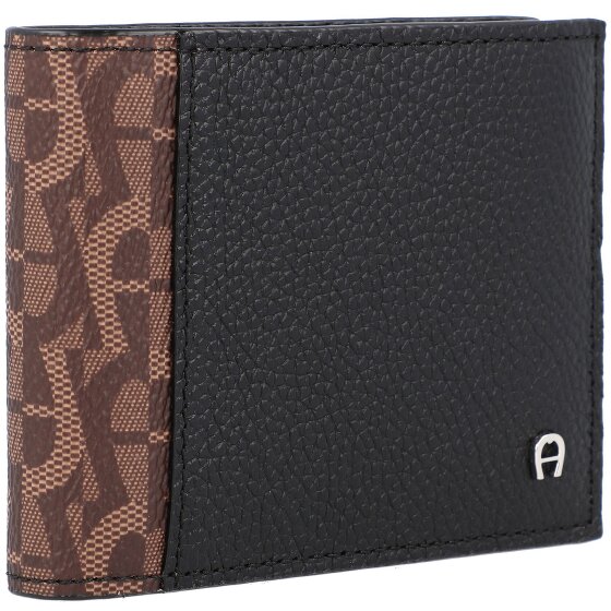 AIGNER Logo Portemonnee RFID Leer 10 cm