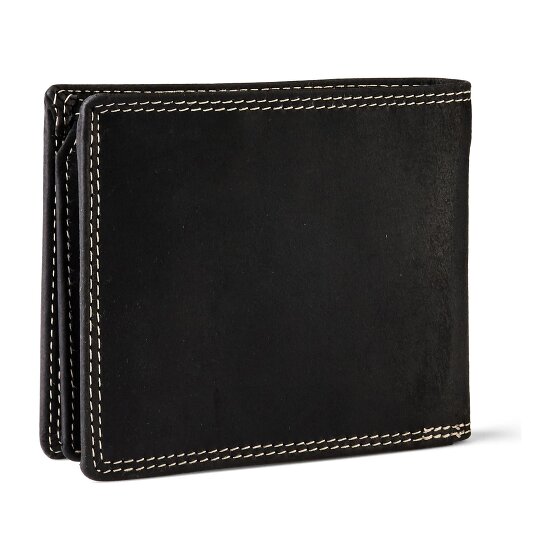 Jack Kinsky Baltimore 101 Portemonnee RFID-bescherming Leer 13 cm