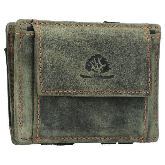 Greenburry Vintage Magische Portemonnee RFID Leer 10 cm