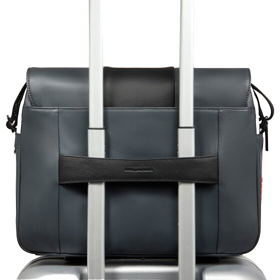 Piquadro Urban Boodschapper RFID-bescherming Leer 35 cm Laptop compartiment