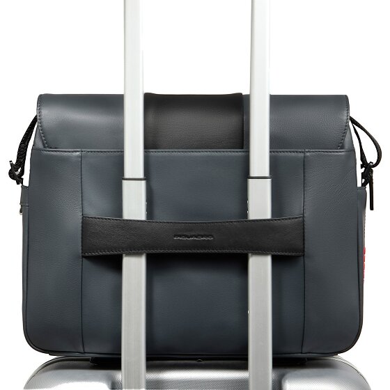 Piquadro Urban Boodschapper RFID-bescherming Leer 35 cm Laptop compartiment