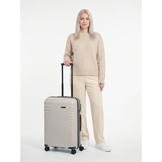 Farmhood Straw Edition 4 wielen Trolley 67 cm met uitbreidingsplooi