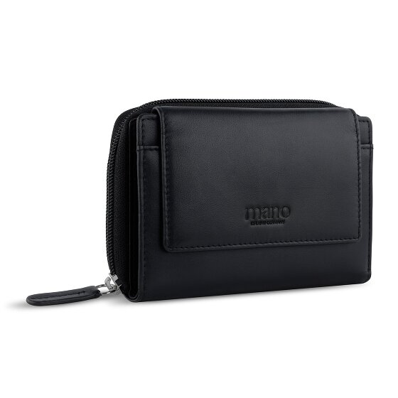 mano Don Andrea Portemonnee RFID-bescherming Leer 14 cm