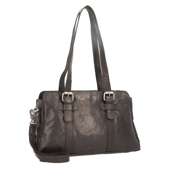 Spikes & Sparrow Schoudertas leer 34 cm