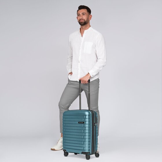 Pactastic Collection 04 THE CABIN + 4 wielen Cabinewagen S 55 cm met uitbreidingsplooi