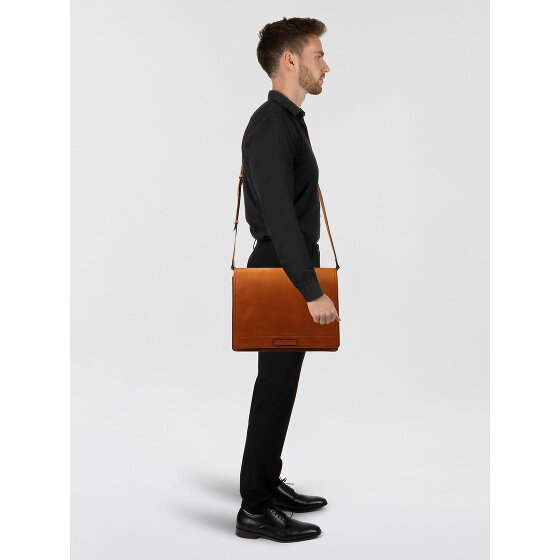 The Bridge Leone Aktetas Messenger Leder 35 cm Laptopvak