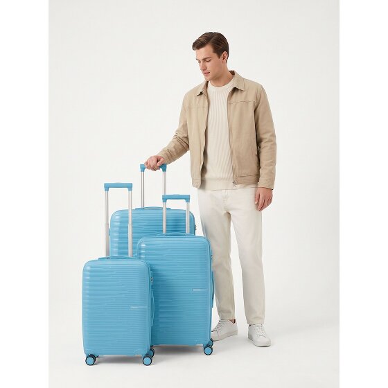 Travelite Pacific 4 wielen Kofferset 3-delig