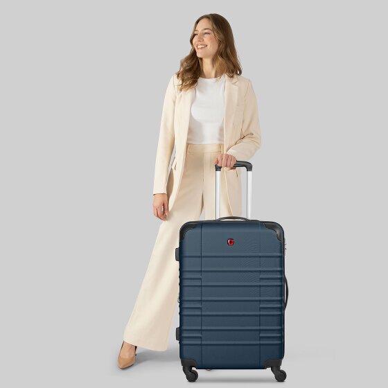 Wenger Amplar Evo 4 wielen Trolley M 65 cm met uitbreidingsplooi