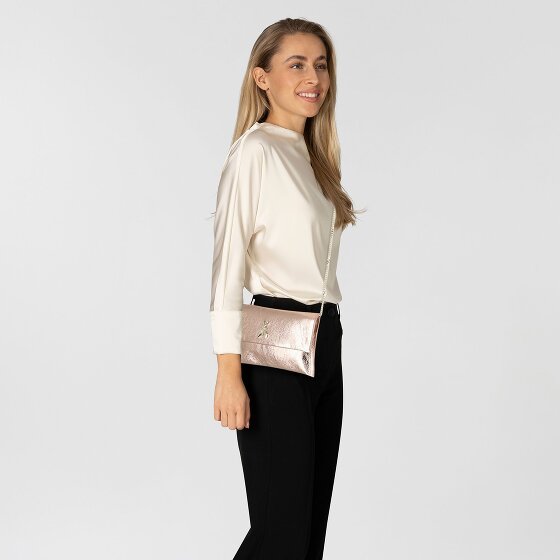Patrizia Pepe Fly Metallic Koppeltas Leer 27 cm