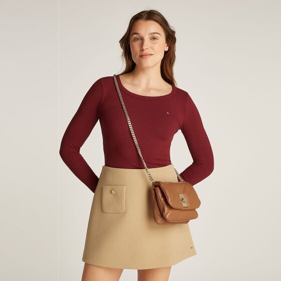 Tommy Hilfiger Soft Leather Mini tas Schoudertas Leer 18 cm