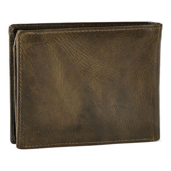 Greenburry Newport Portemonnee RFID-bescherming Leder 12 cm
