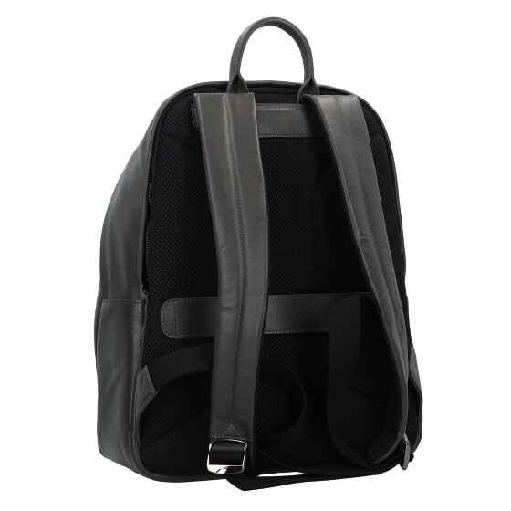 DuDu New York Dagrugzak Leer 41 cm Laptop compartiment