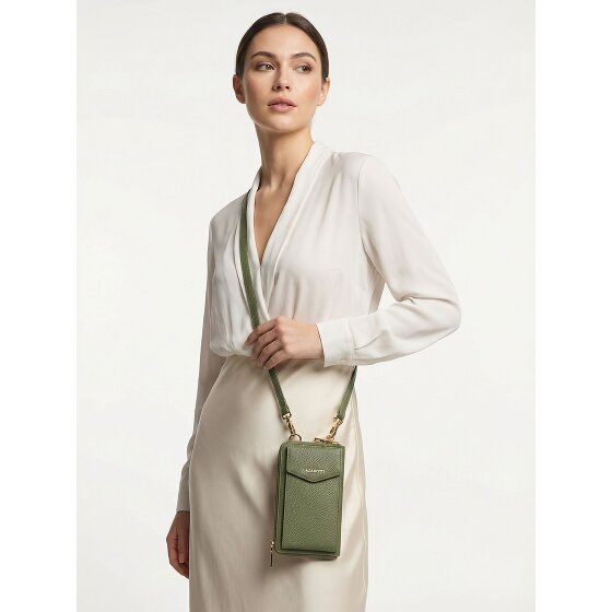 Lazarotti Bologna Leren Zip-Around Portemonnee Mobiel Telefoonhoesje Leer 19 cm