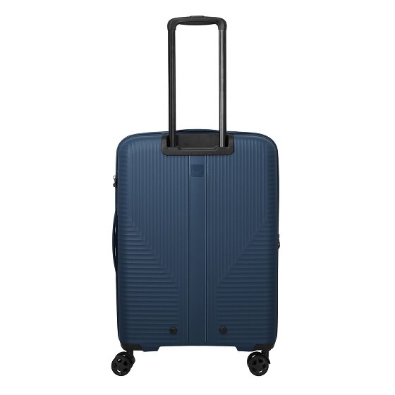 Travelite Air Stripe 4 wielen Kofferset 3-delig met uitbreidingsplooi