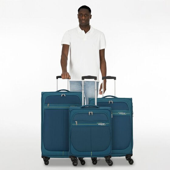 American Tourister Deep Dive 4 wielen Kofferset 3-delig met uitbreidingsplooi