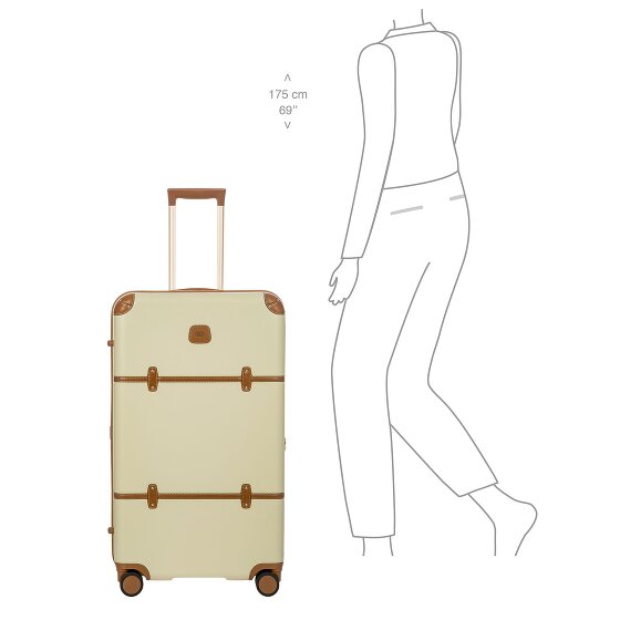 Bric's Bellagio 4 wielen Trolley 80 cm