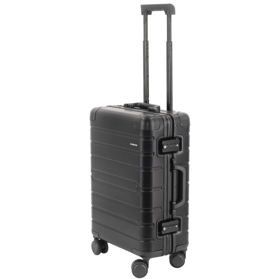 Alumaxx Gravity aluminium cabinewagen met 4 wielen en opbergvak, 55 cm