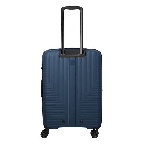 Travelite Air Stripe 4 wielen Kofferset 3-delig met uitbreidingsplooi