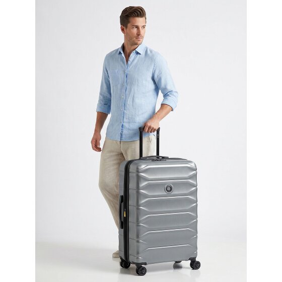 Delsey Paris Meteor 4 wielen Trolley L 78 cm met uitbreidingsplooi