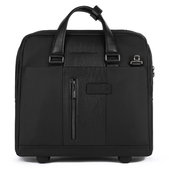 Piquadro Korte 2-wiel Business Trolley 40 cm laptopvak