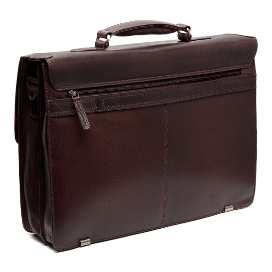 The Chesterfield Brand Salvatore Aktetas Messenger Leer 42 cm Laptop compartiment