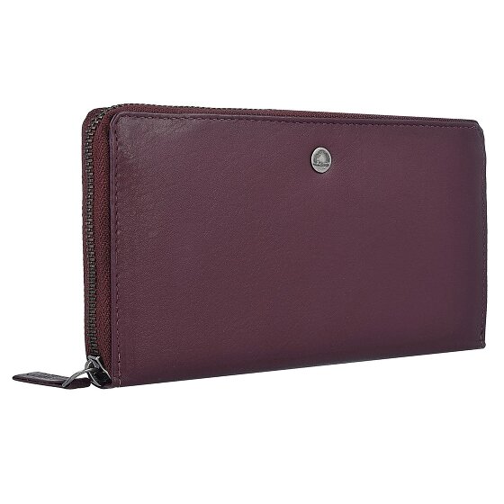 Greenburry Sponsachtige portefeuille leer 19 cm