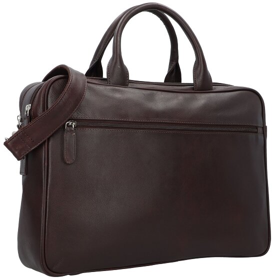 Dermata Aktetas leder 40 cm laptop compartiment
