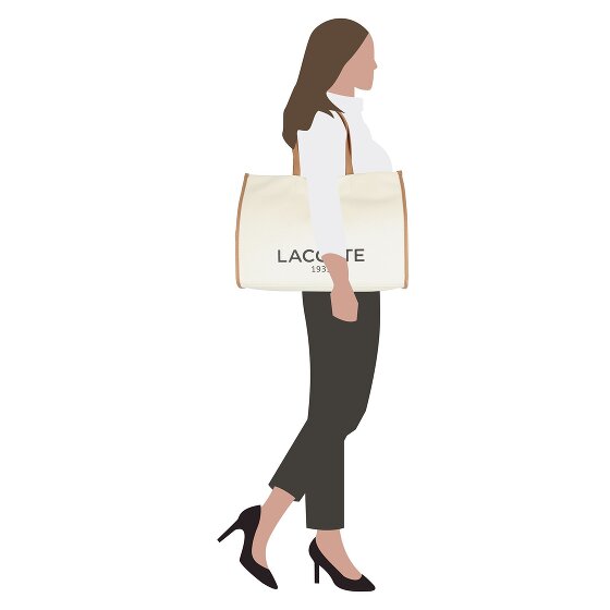 Lacoste Heritage Canvas Shopper Tas 40 cm