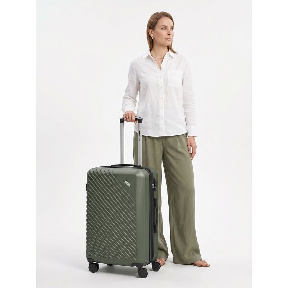 Check.In Paradise 2.0 4 wielen Trolley M 68 cm met uitbreidingsplooi
