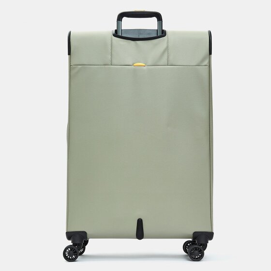 Mandarina Duck Eco Coated 4 wielen Trolley L 78 cm met uitbreidingsplooi