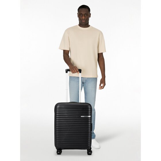 American Tourister Liftoff 4 wielen Cabinewagen 55 cm met uitbreidingsplooi