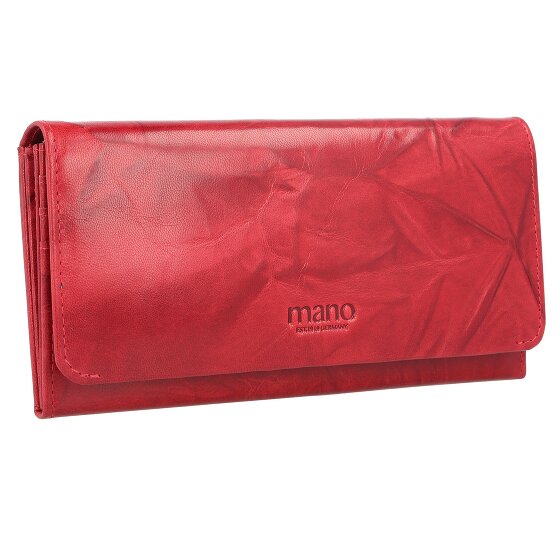 mano Donna Aurona Portemonnee RFID Leer 19 cm