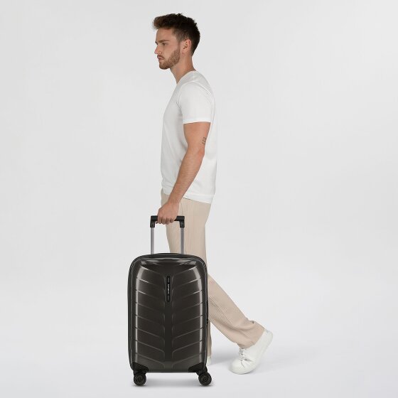 Samsonite Attrix 4 wielen Cabinewagen 55 cm met uitbreidingsplooi
