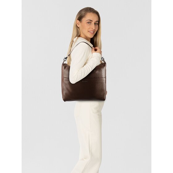 Mandarina Duck Mellow Leather Schoudertas Leer 33 cm