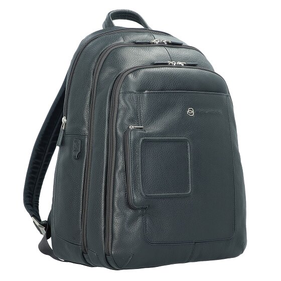 Piquadro Vibe Rugzak Leer 43 cm Laptopvak