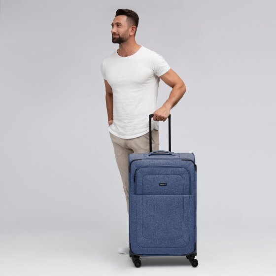Redolz Essentials 12 LARGE 4 wielen Trolley 79 cm met uitbreidingsplooi