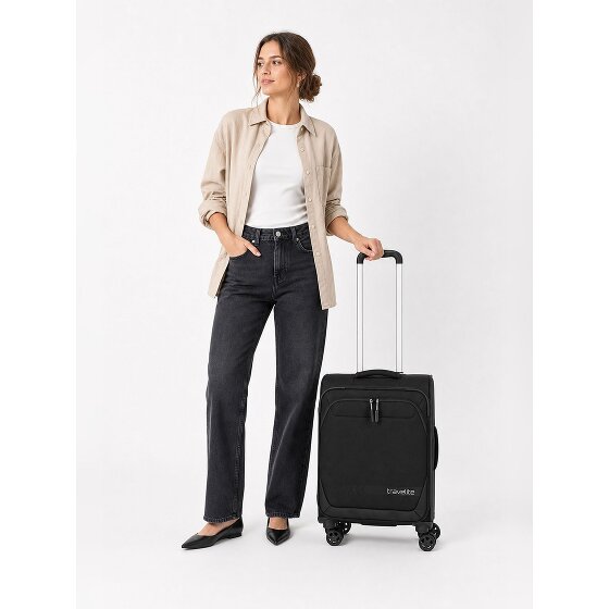 Travelite Kick Off 4 wielen Cabinewagen S 55 cm