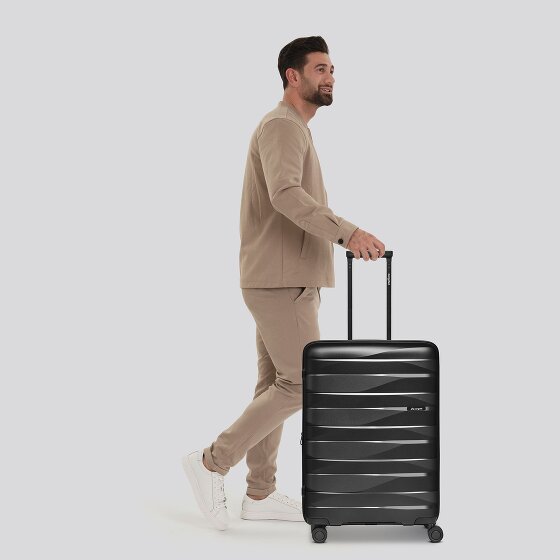 Bergpfeil Reis trolley op 4 wielen M 66 cm met uitbreidingsplooi