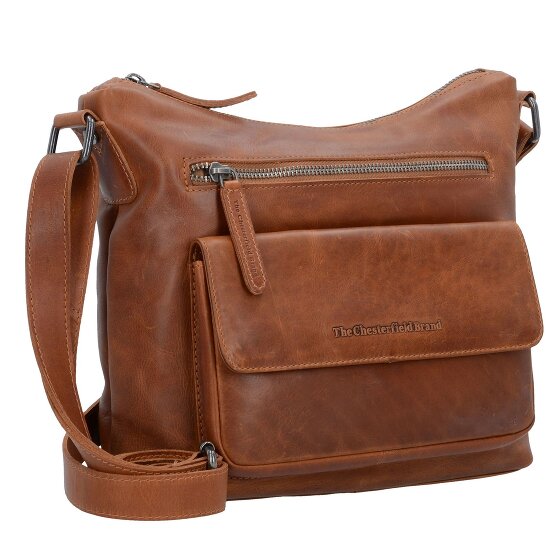 The Chesterfield Brand Wax Pull Up Schoudertas Leer 25 cm