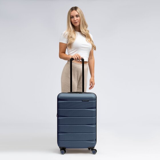 Franky Munich 4.0 4-wiel trolley M 66 cm met uitbreidingsplooi