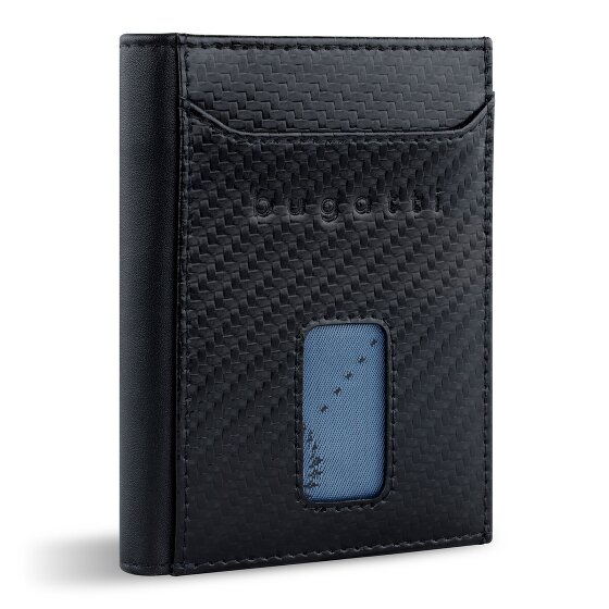 bugatti Secure Slim Portemonnee RFID-bescherming Leer 8 cm
