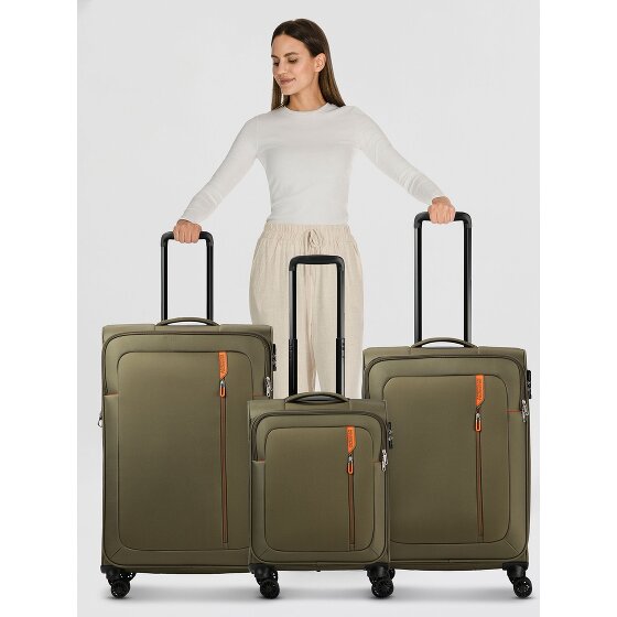 American Tourister Nitestream 4 wielen Kofferset 3-delig met uitbreidingsplooi