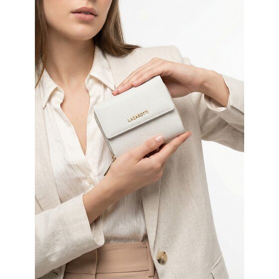 Lazarotti Bologna Leren Ritssluiting Portemonnee Leer 12 cm